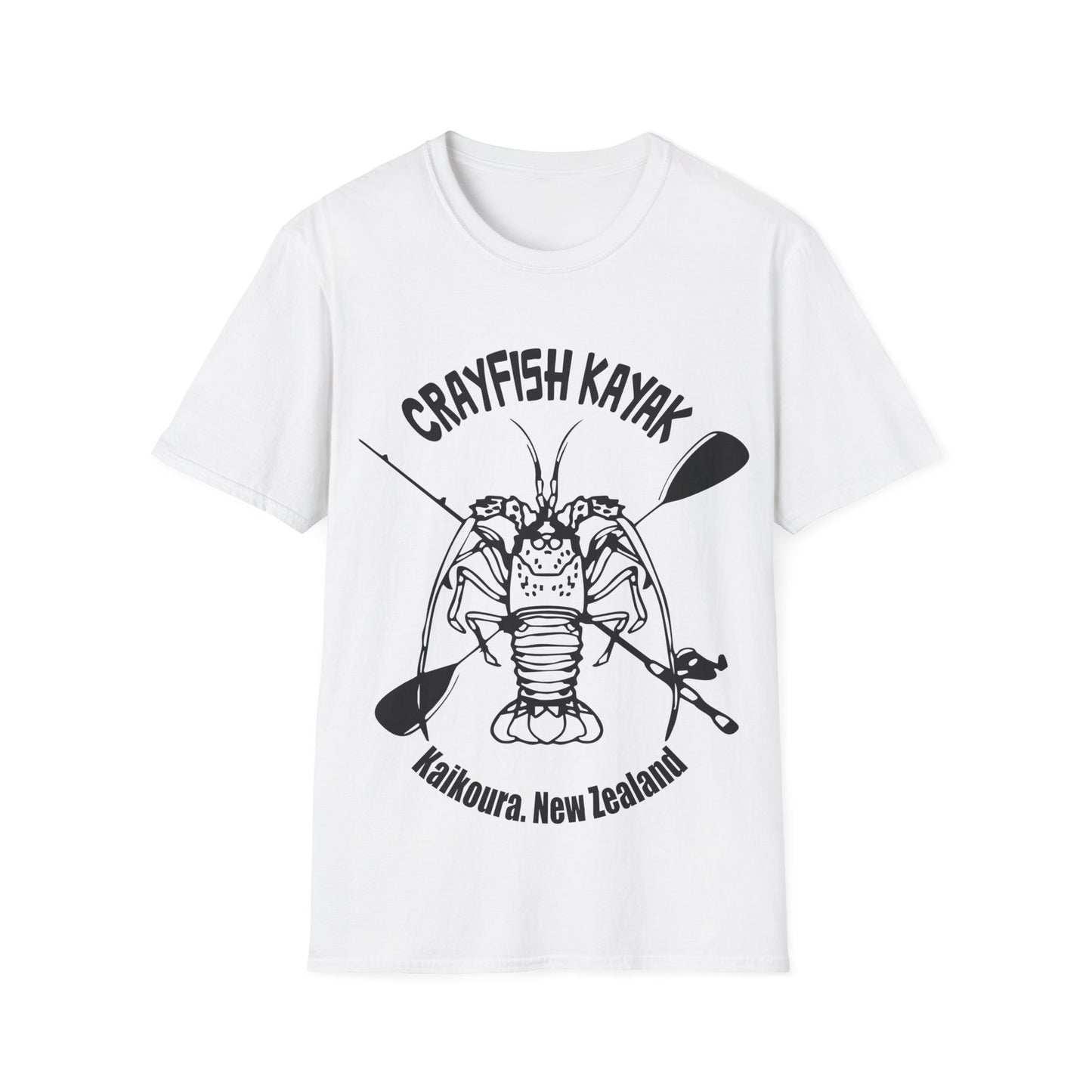Crayfish Kayak Unisex T-Shirt Light logo AU/NZ