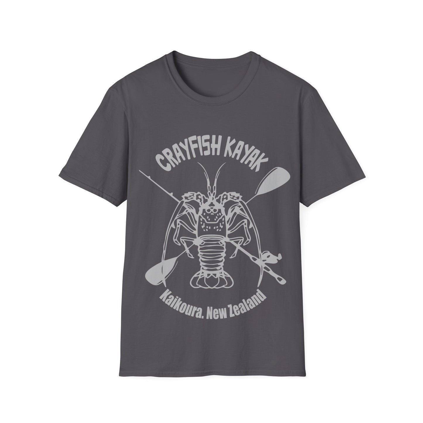 Crayfish Kayak Unisex T-Shirt Light logo AU/NZ