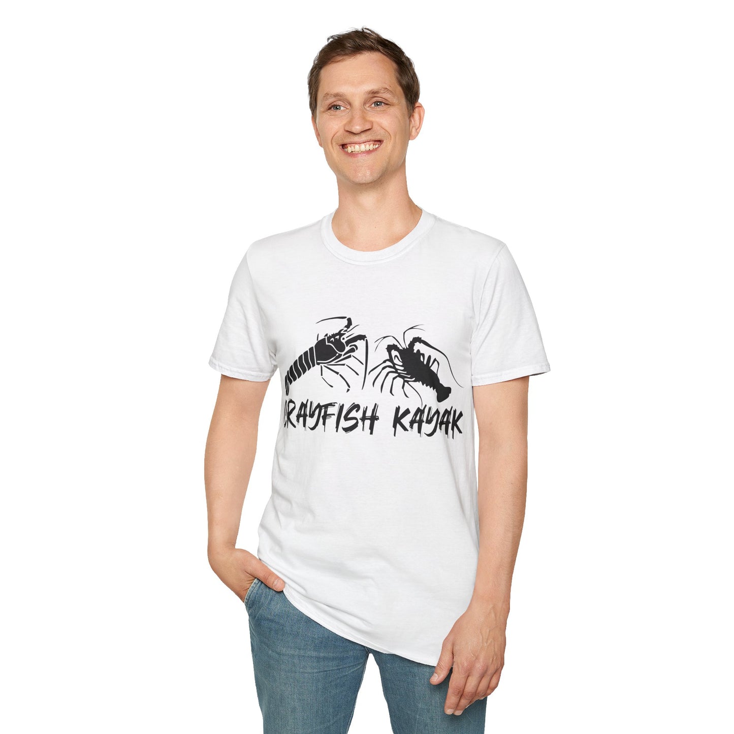 Crayfish Unisex T-Shirt Black logo NZ/AU