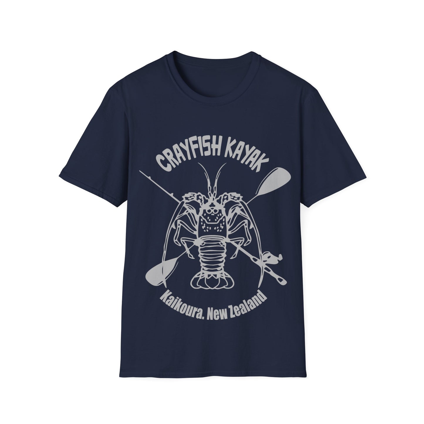 Crayfish Kayak Unisex T-Shirt Light logo AU/NZ
