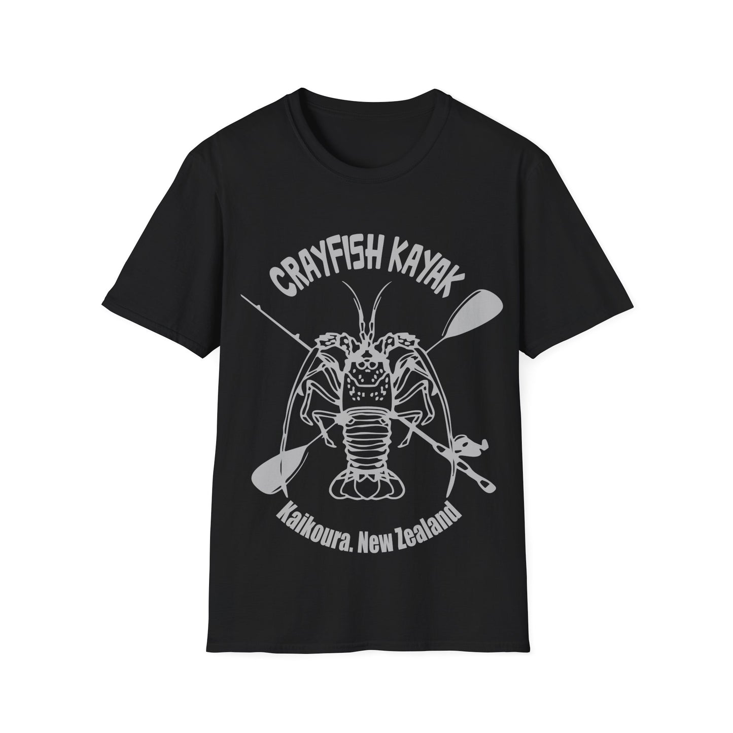Crayfish Kayak Unisex T-Shirt Light logo AU/NZ